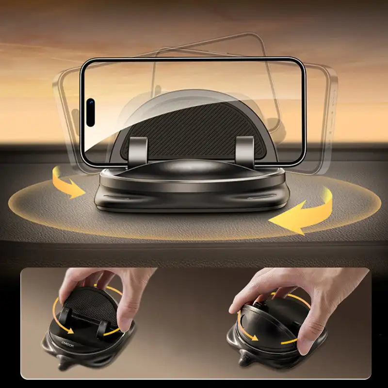 360° Rotatable Phone Holder for the Car – Convenient and Adjustable for Perfect Viewing Angles