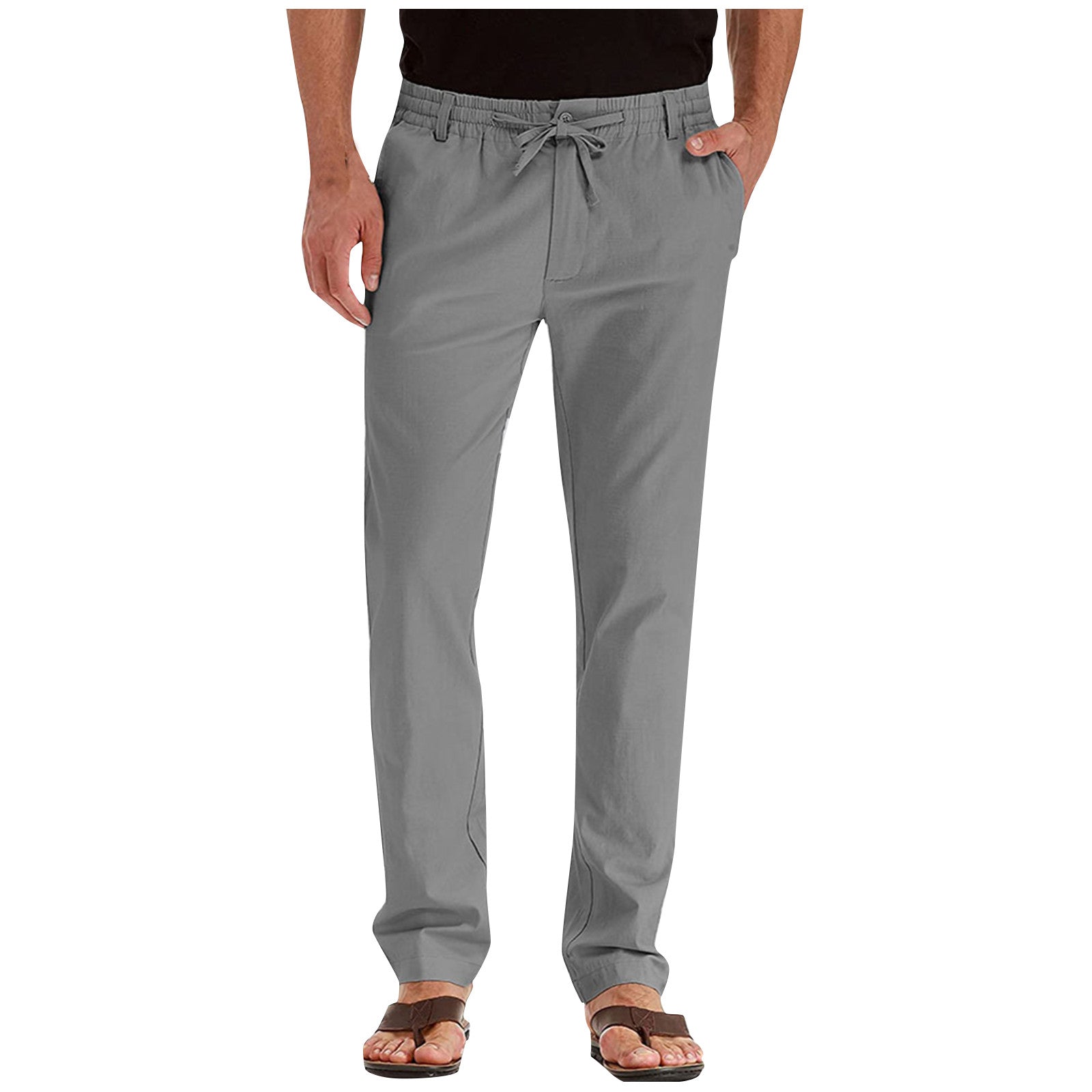 BreezeFlow Men's Relaxed Summer Trousers – Ultimate Comfort and Style