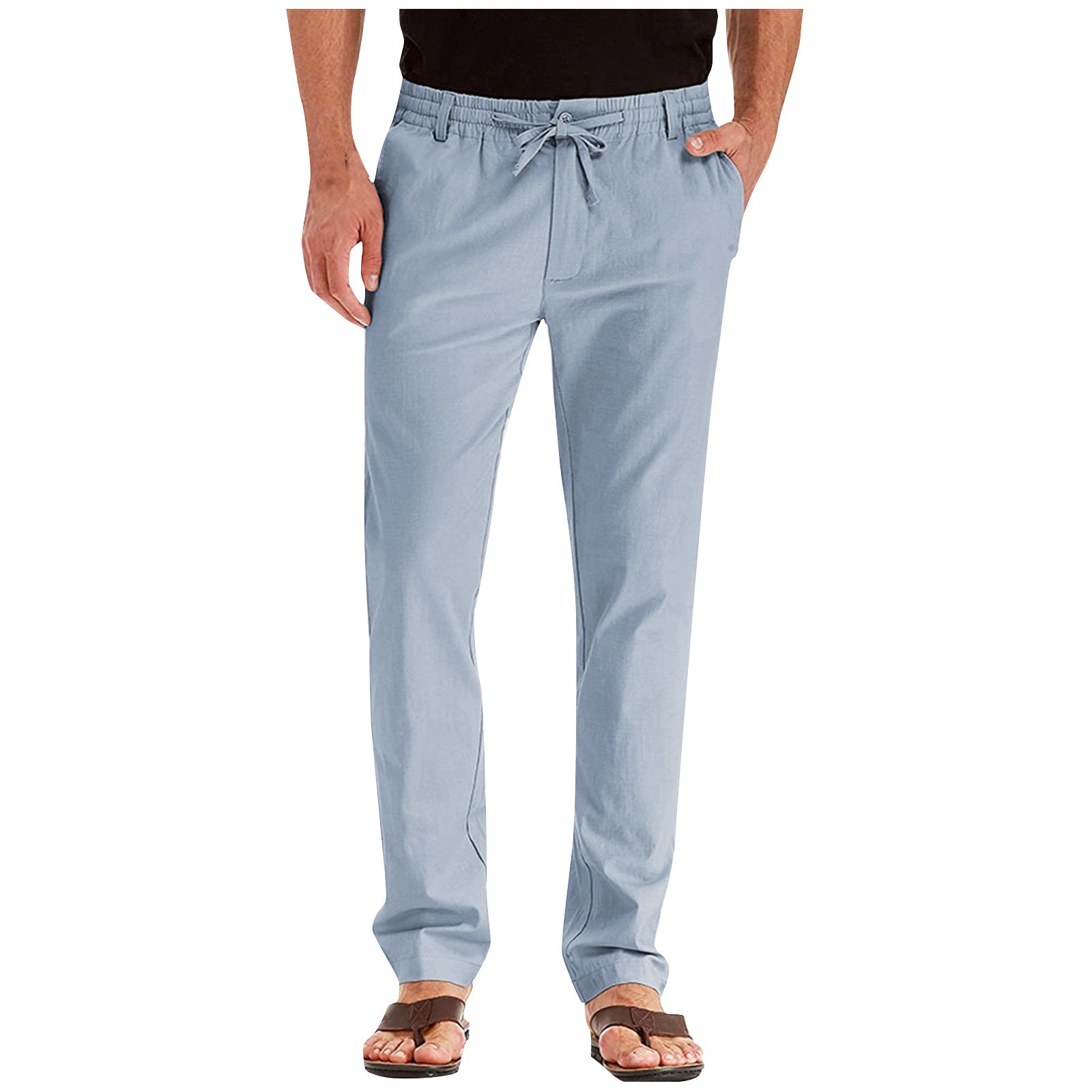 BreezeFlow Men's Relaxed Summer Trousers – Ultimate Comfort and Style