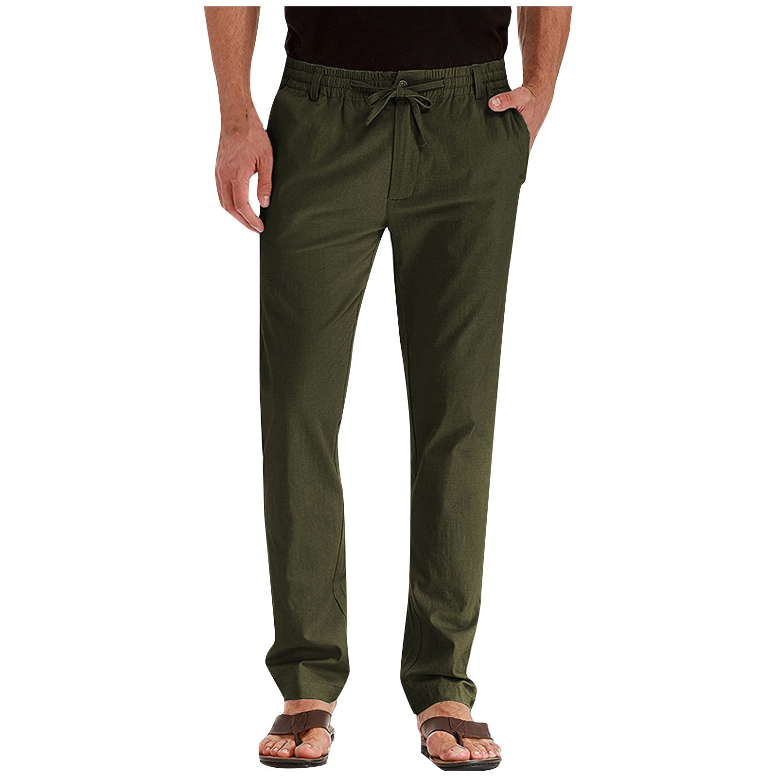 BreezeFlow Men's Relaxed Summer Trousers – Ultimate Comfort and Style