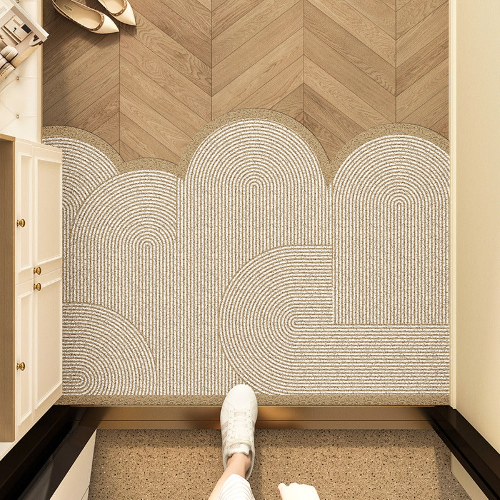 Decorative Floor Rug with Arch Pattern – Safe and Easy to Maintain