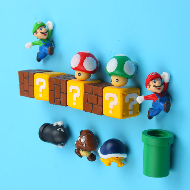 Super Mario Fridge Magnets – For Cheerful Kitchen Decoration