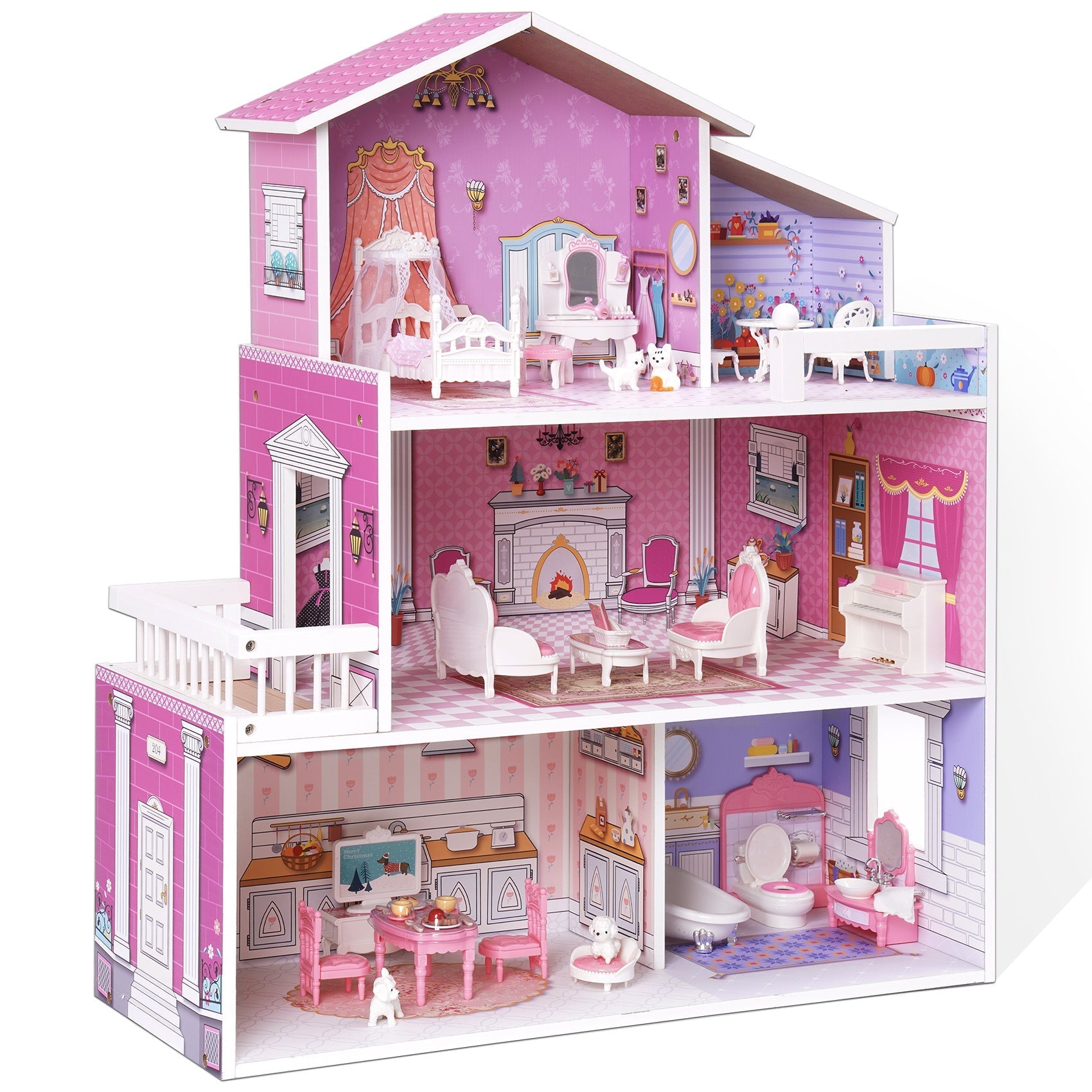 Colorful Dollhouse – For Imaginative Play