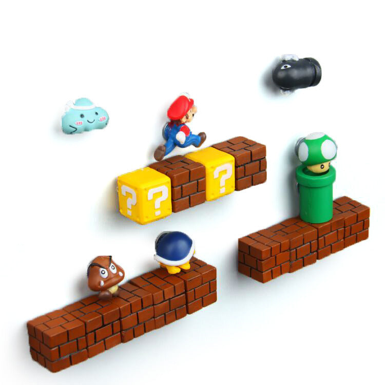 Super Mario Fridge Magnets – For Cheerful Kitchen Decoration
