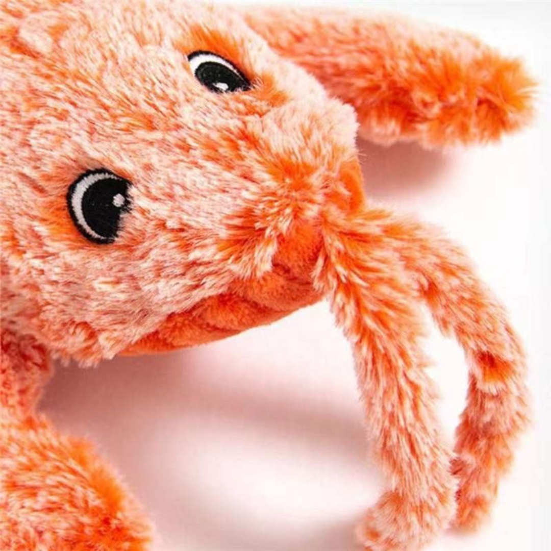 Dancing Lobster – Interactive Plush Dog Toy with Motion Sensor