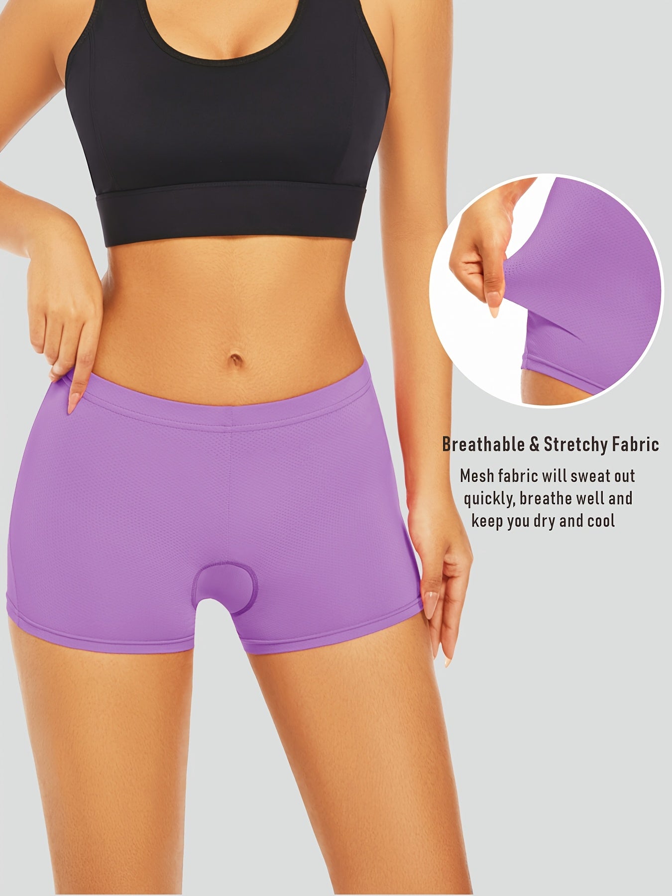 Ladies' Cycling Underwear with 4D Padding – Lightweight and Breathable for Cycling and Outdoor Activities