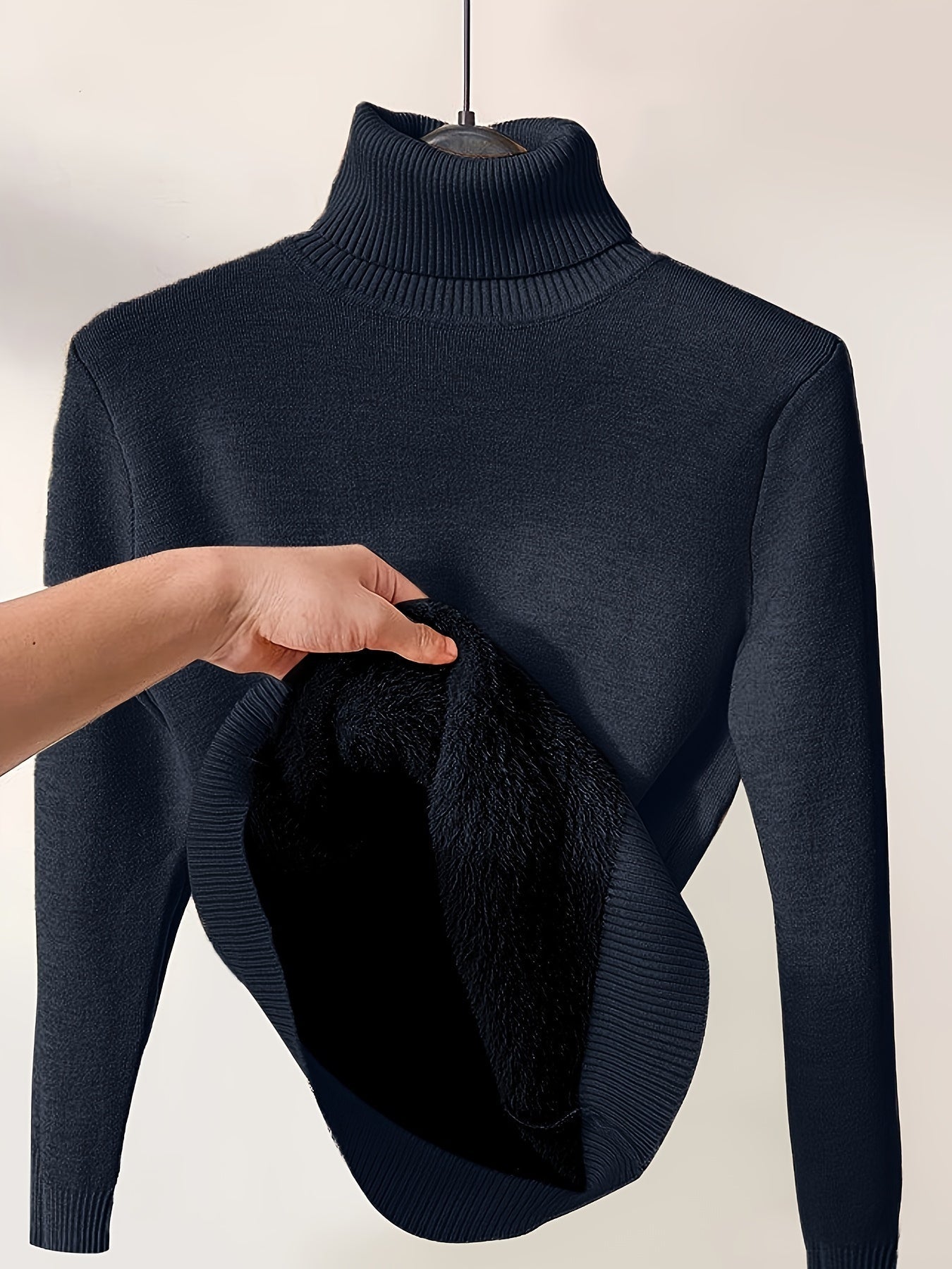 Thermal Turtleneck Sweater - Comfortable and Warm for Cold Days