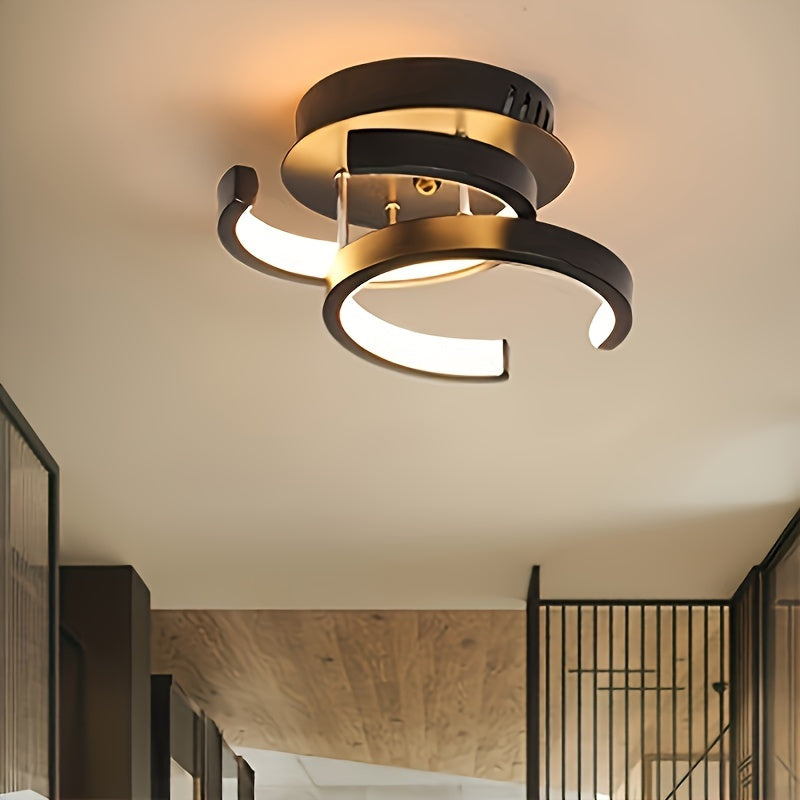 Futuristic CircleVibe Ceiling Lamp - For a Trendy and Bright Space