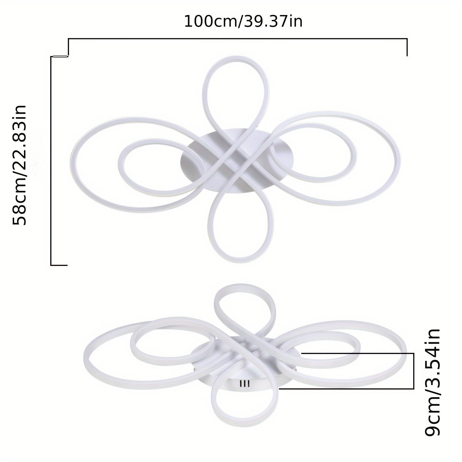 LED Ceiling Lamp 90W – Large Diameter and Dimmable