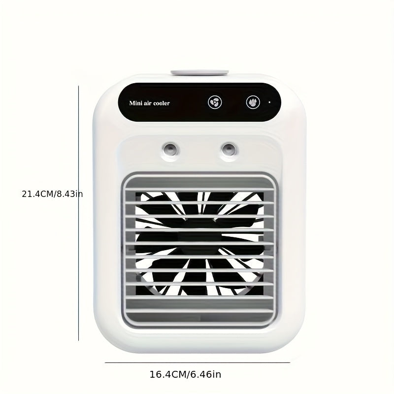 Portable Mini Air Conditioner – All-in-One Humidifier & Fan