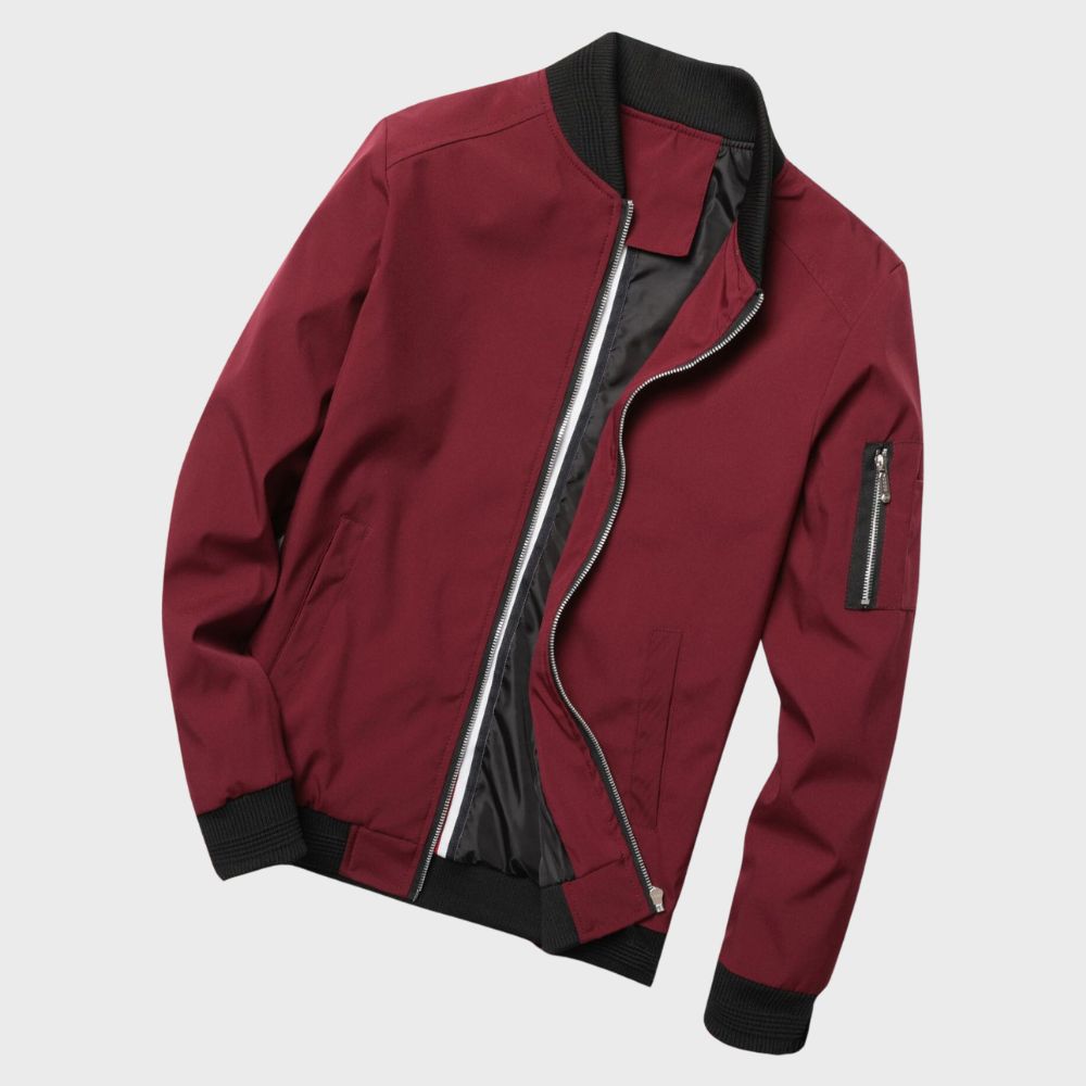 Lightweight Men’s Bomber Jacket – Breathable and Stylish Spring Wear