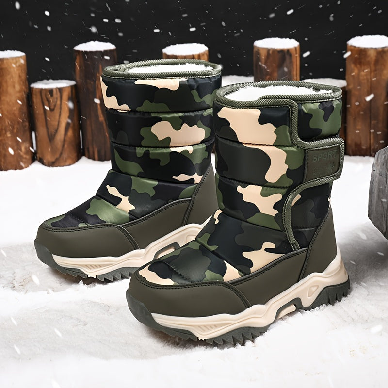 Trendy Camouflage Snow Boots - For Adventurers