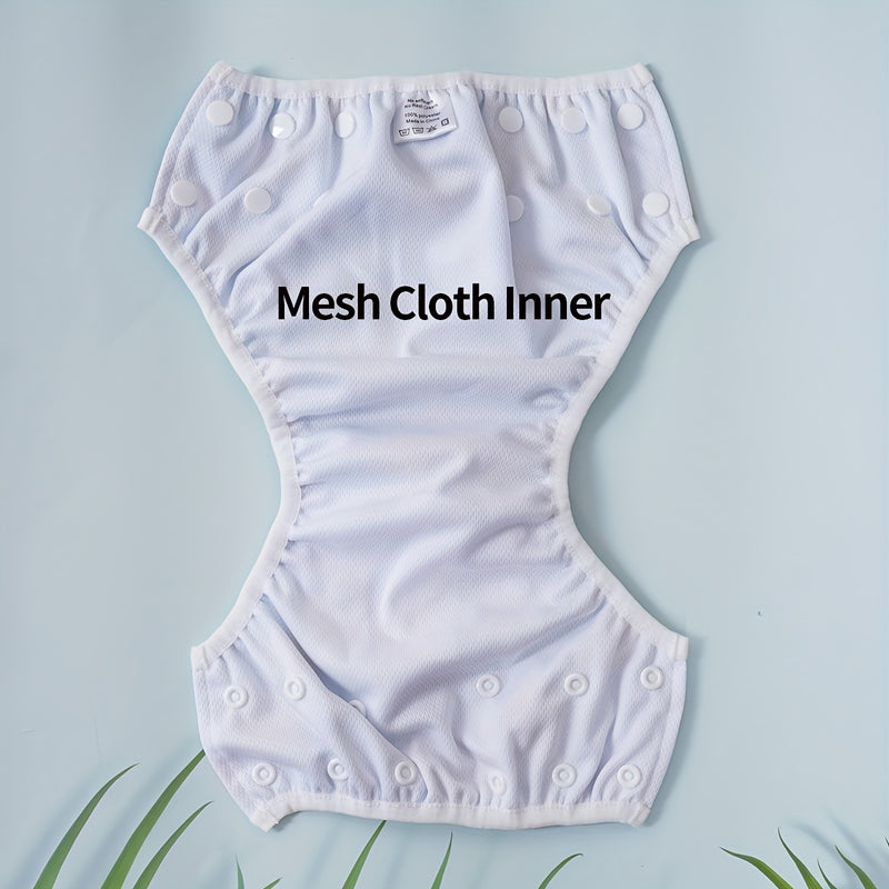 Adjustable Washable Swim Diaper for Babies – Leak-Proof with Fish Print