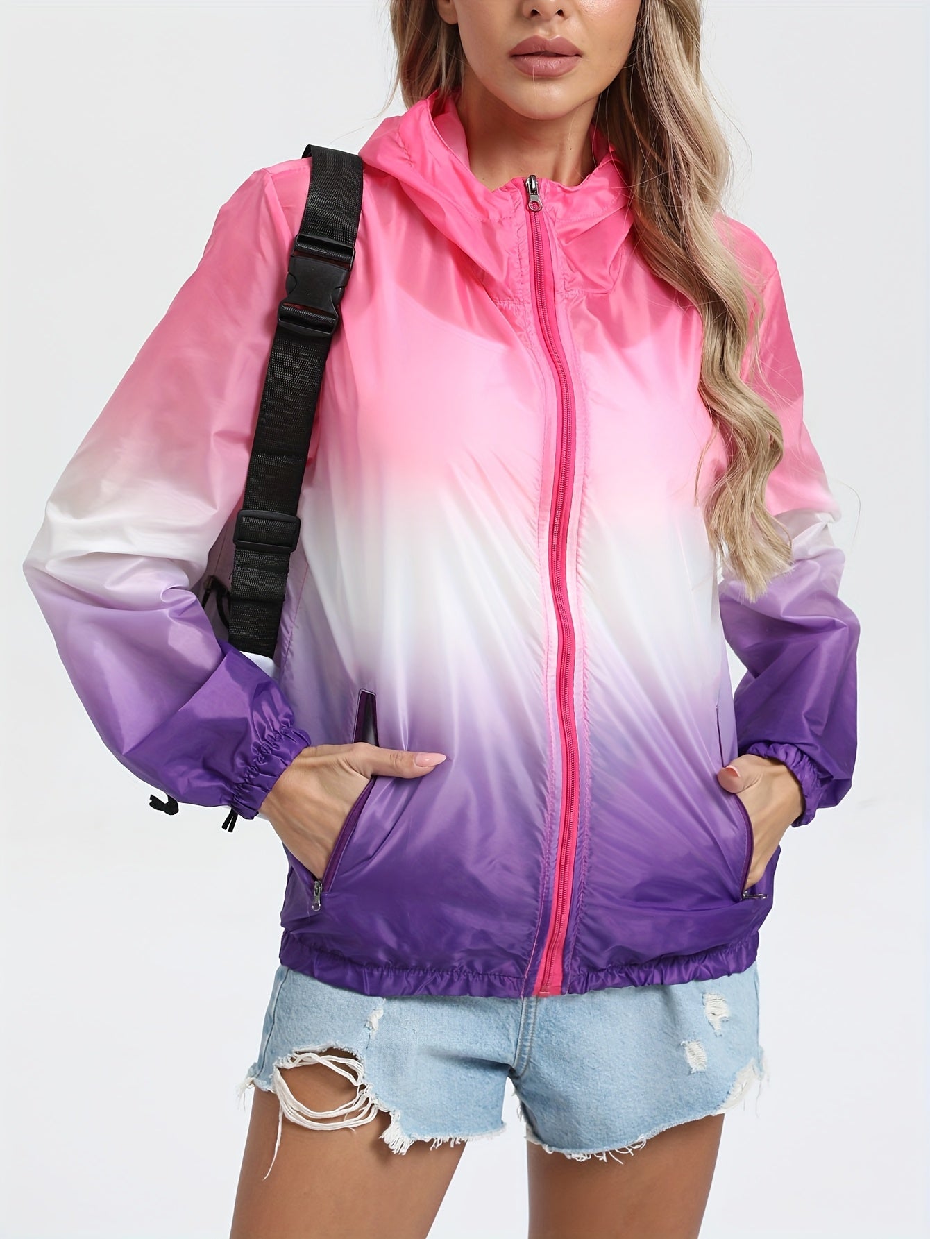 Lightweight Hooded Summer Jacket for Women – Breathable and Protective for Outdoor Activities
