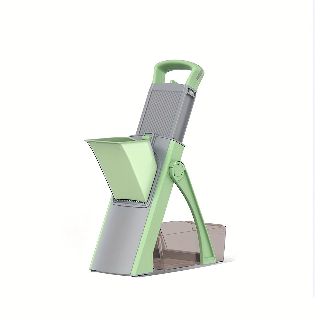 Multifunctional Vegetable Slicer – Safe, Adjustable, and with Large Capacity