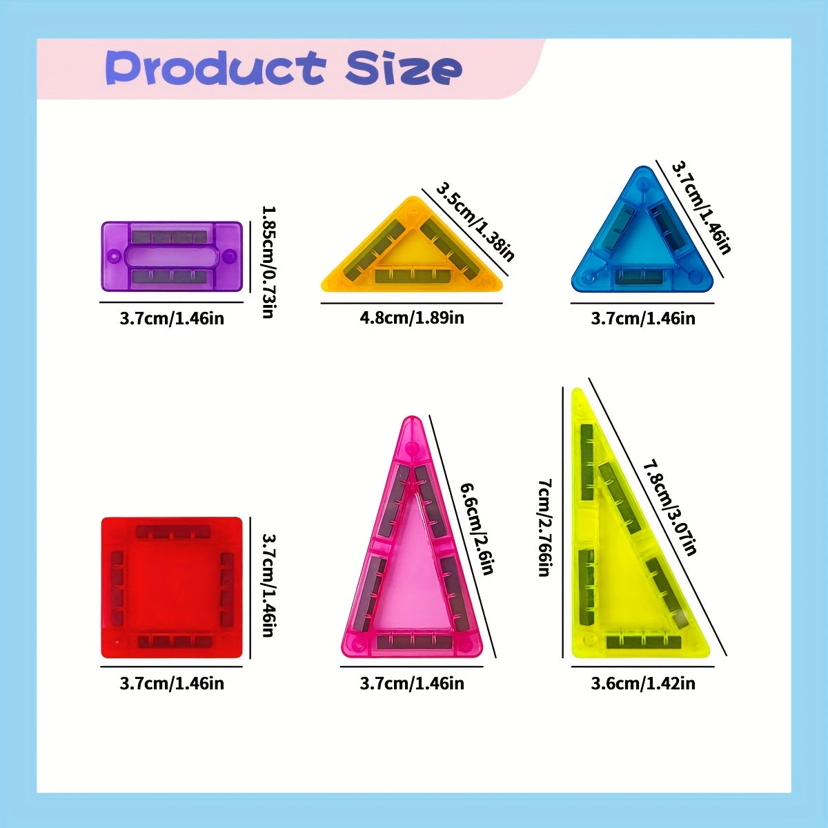 Mini Magnetic Building Blocks Set – Compact and Versatile Play Fun