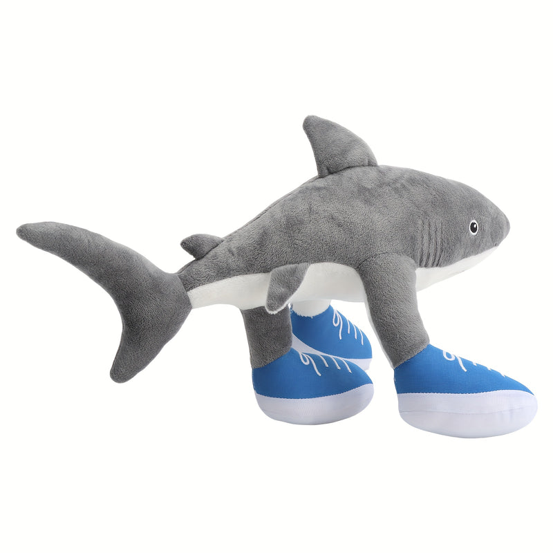 Sneaker-Wearing Plush Shark – Soft Tung Tung Sahur Character Toy