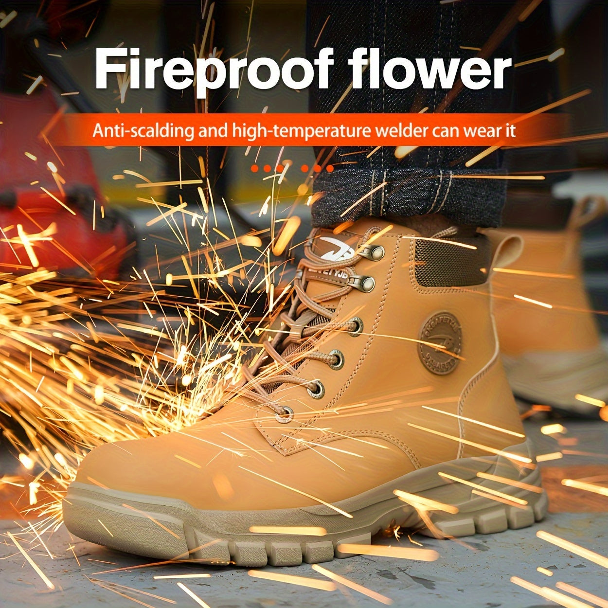 Robust Safety Work Boots with Steel Toes – Durable and Comfortable for Work and Industry