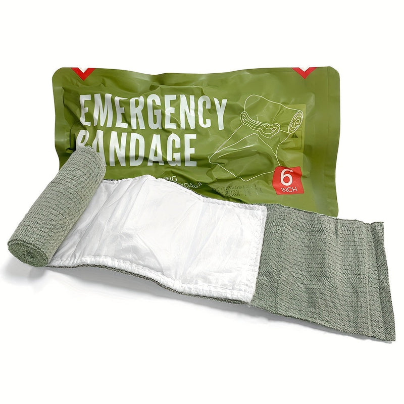 Elastic First Aid Bandage with Sterile Wound Pad – Universally Suitable for Outdoor and Home Use