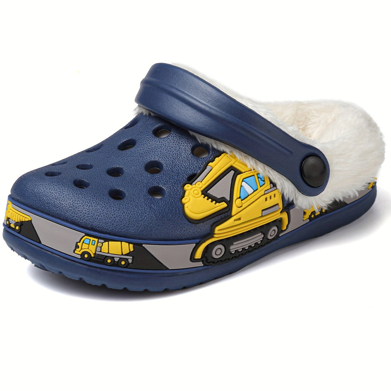 Playful Warmth Clogs for Kids - Soft and Comfortable for Indoors