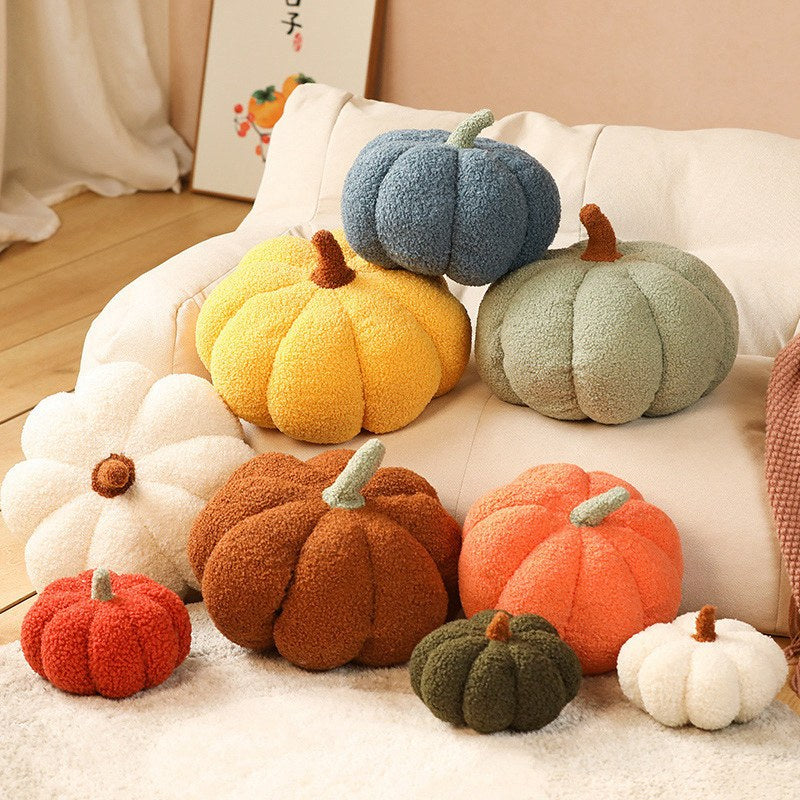Plush Pumpkin Cushion – Cosy and Soft for Autumn Decoration