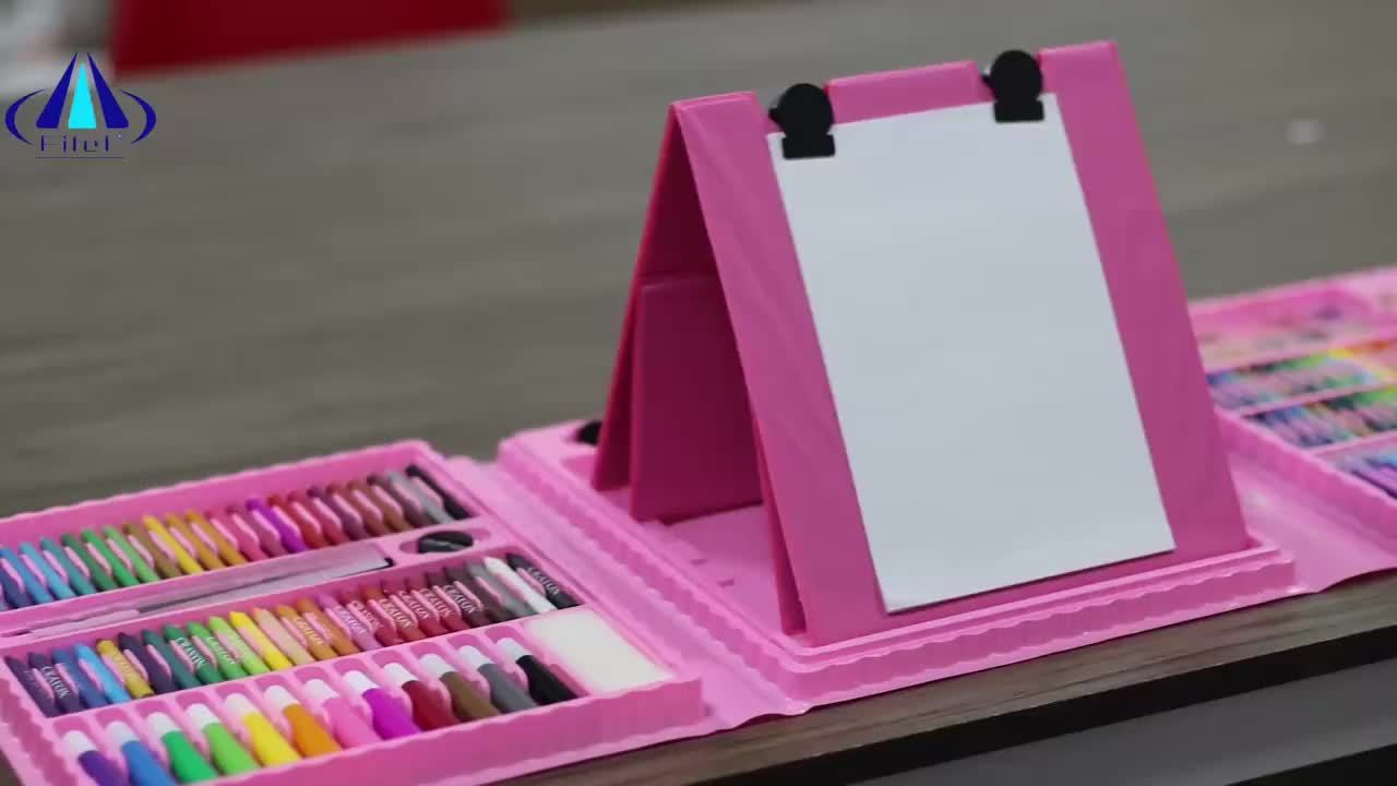 Complete 208-Piece Art Set – Professional Quality for Young Creators