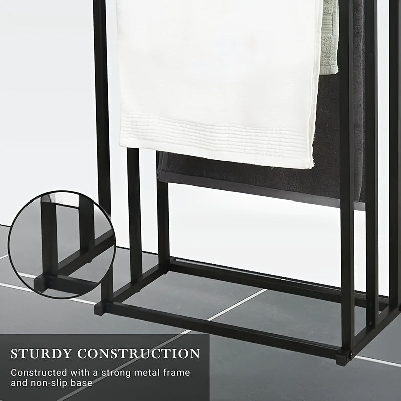 Practical Towel Rack - For a Tidy Bathroom