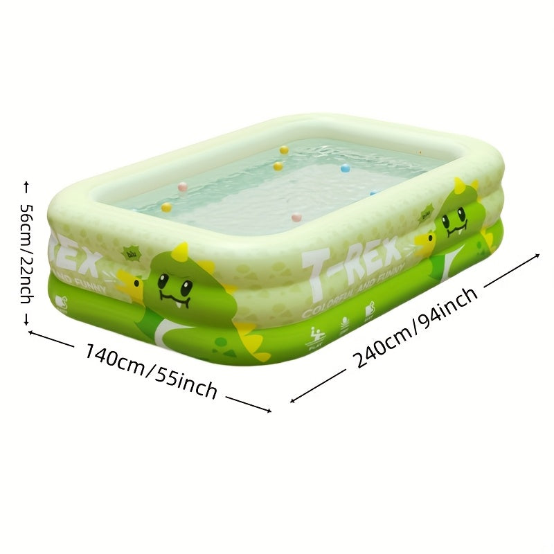 Dino Inflatable Pool – Safe, Playful, and Comfortable