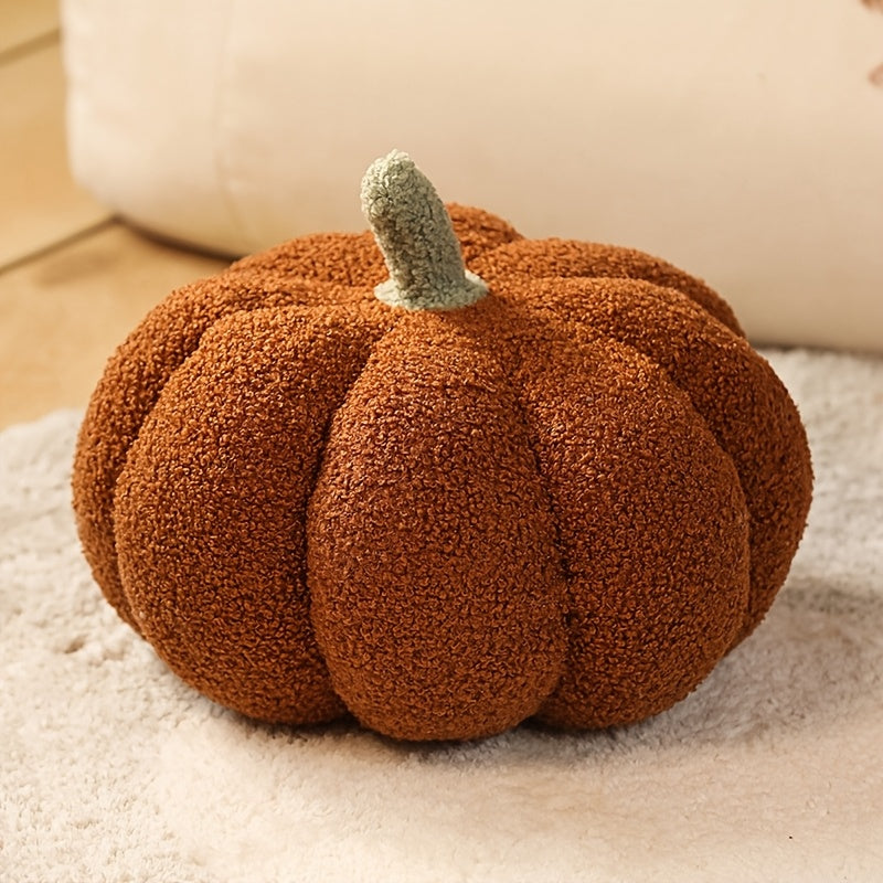 Plush Pumpkin Cushion – Cosy and Soft for Autumn Decoration