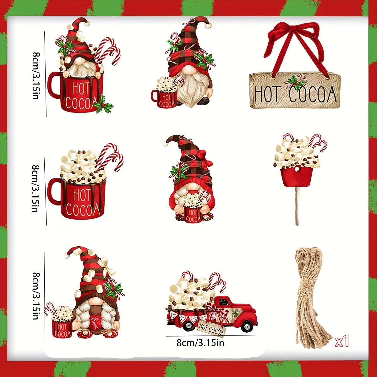 Cozy Christmas Ornament Set – For a Warm Atmosphere