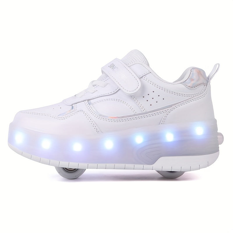 GlowRiders Roller Sneakers - For Kids with Light Show