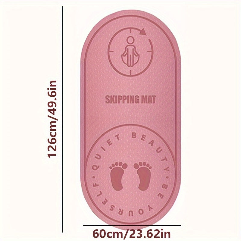 Comfortable TPE Jump Rope Mat – Shock Absorbing and Non-Slip