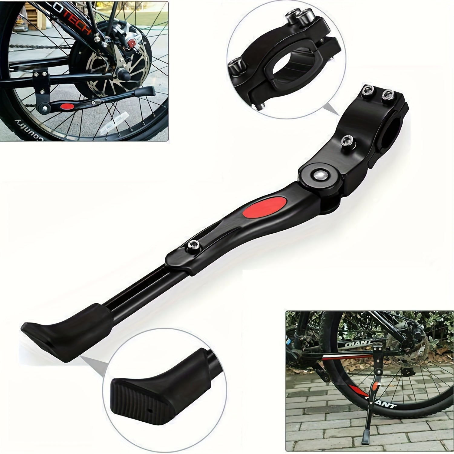 Adjustable Bicycle Stand – Sturdy Side Kickstand for Stable Parking