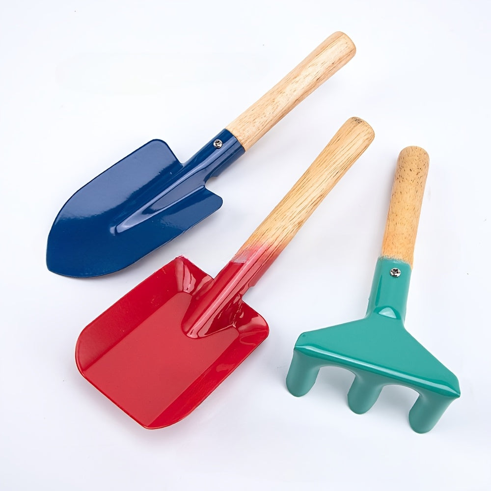 Colorful Kids Garden and Sand Tool Set – Outdoor and Garden Toy Set