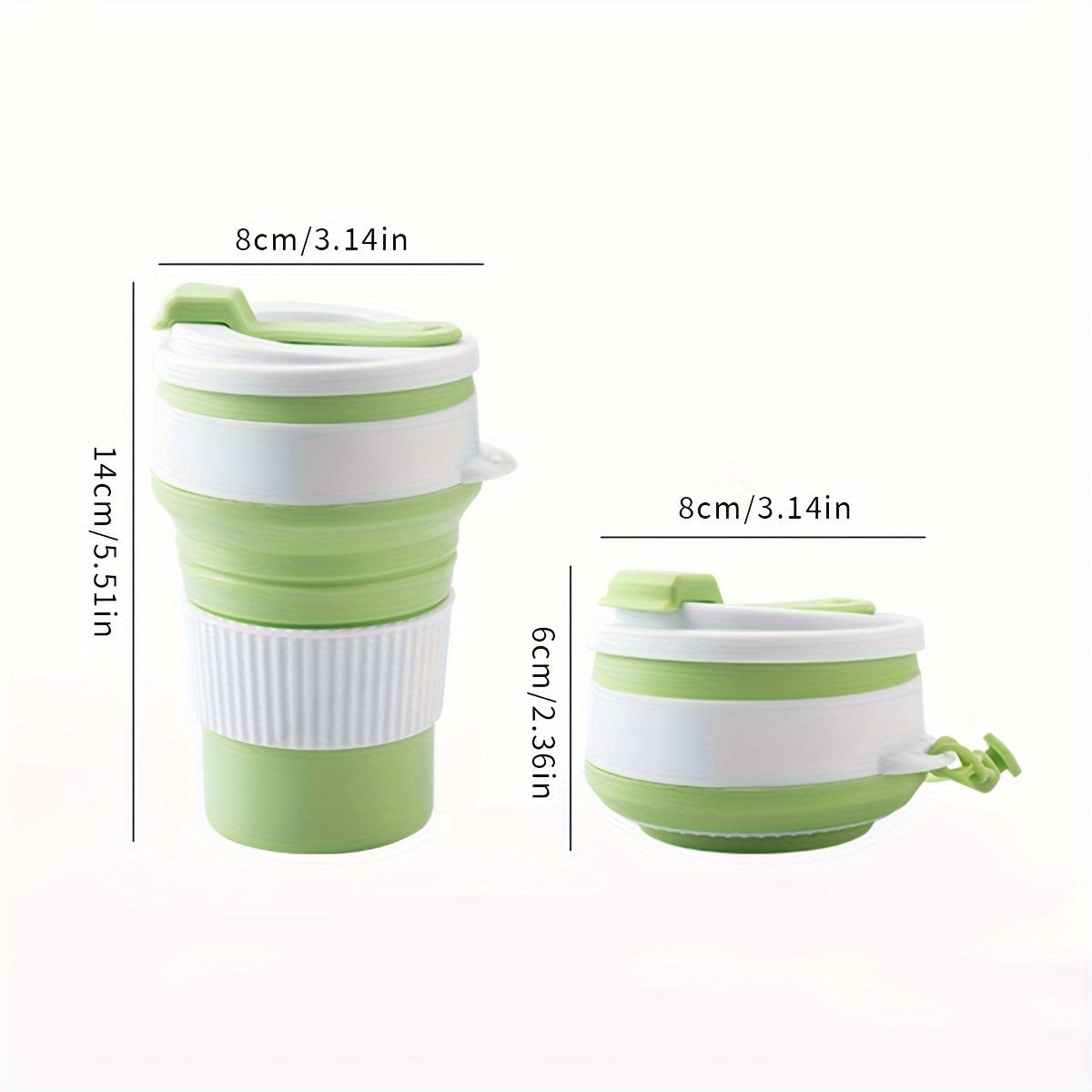 Foldable Travel Mug – Durable and Compact for Camping and Traveling