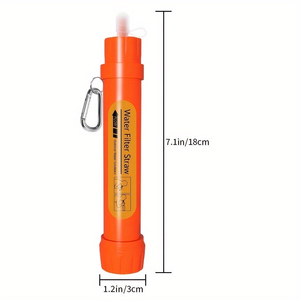 HydroPur Water Filter Straws - Portable Water Purifiers for Outdoor Adventures