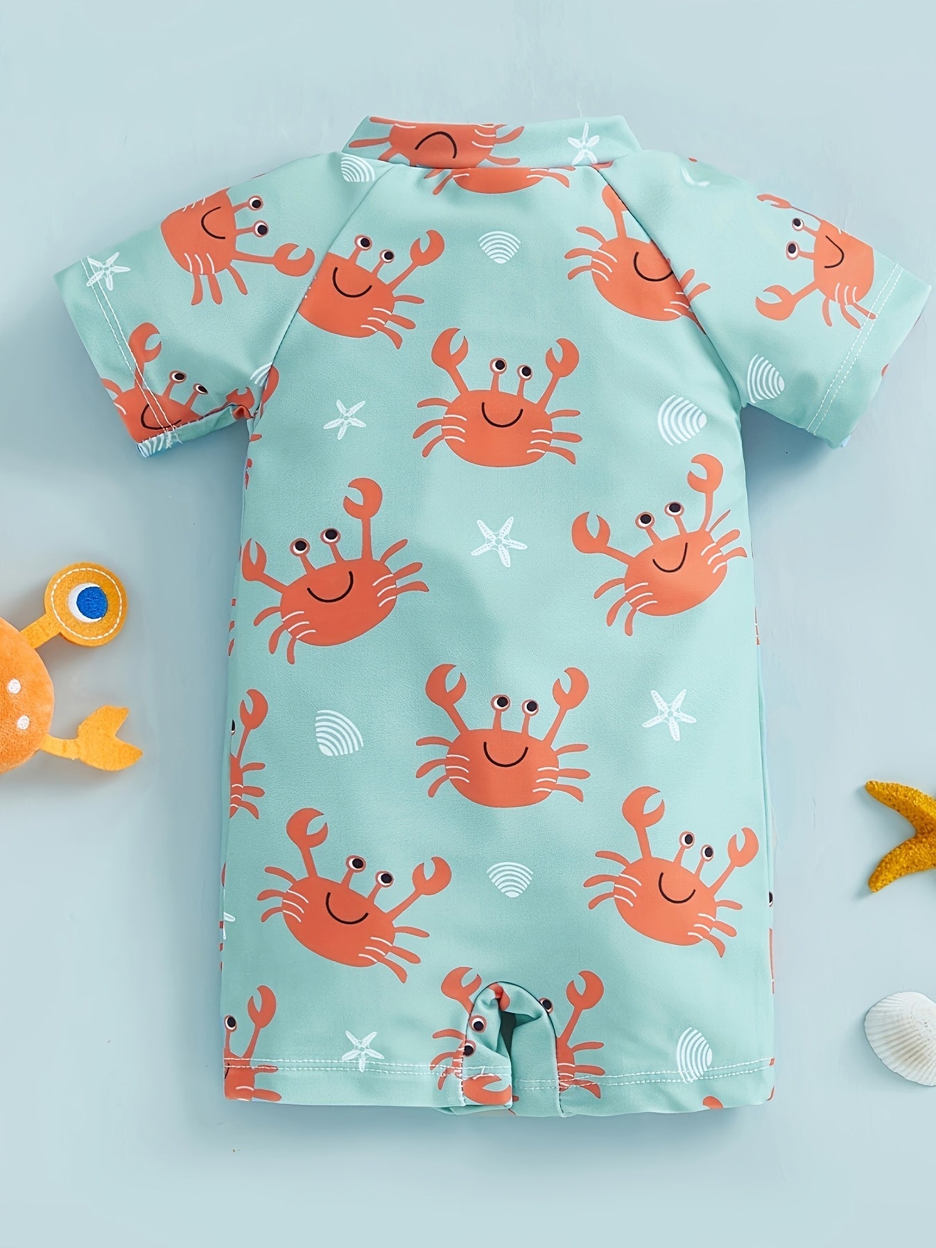 Crab UV Swimsuit for Babies – Comfortable One-Piece for Sun & Splash Fun