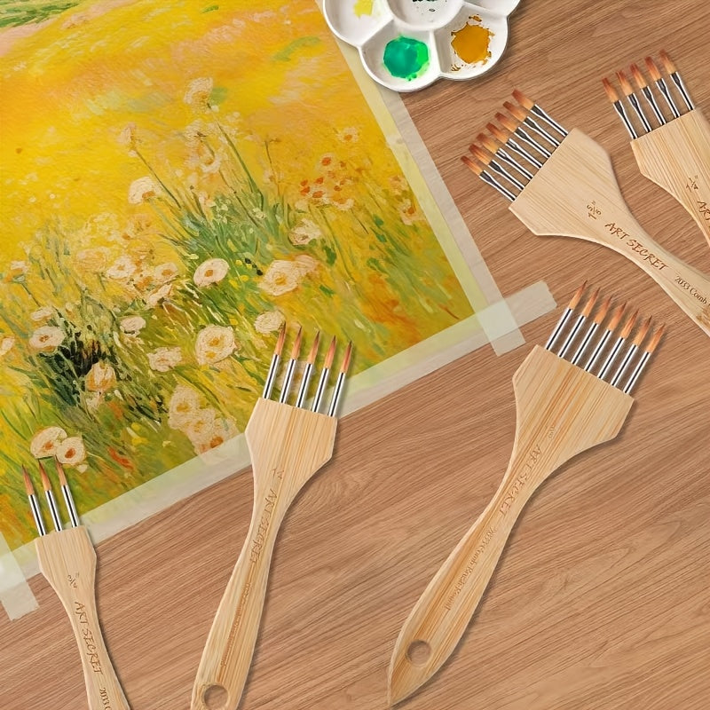 ArtSecret Multi-Tined Comb Set – Creative and Versatile for Painting