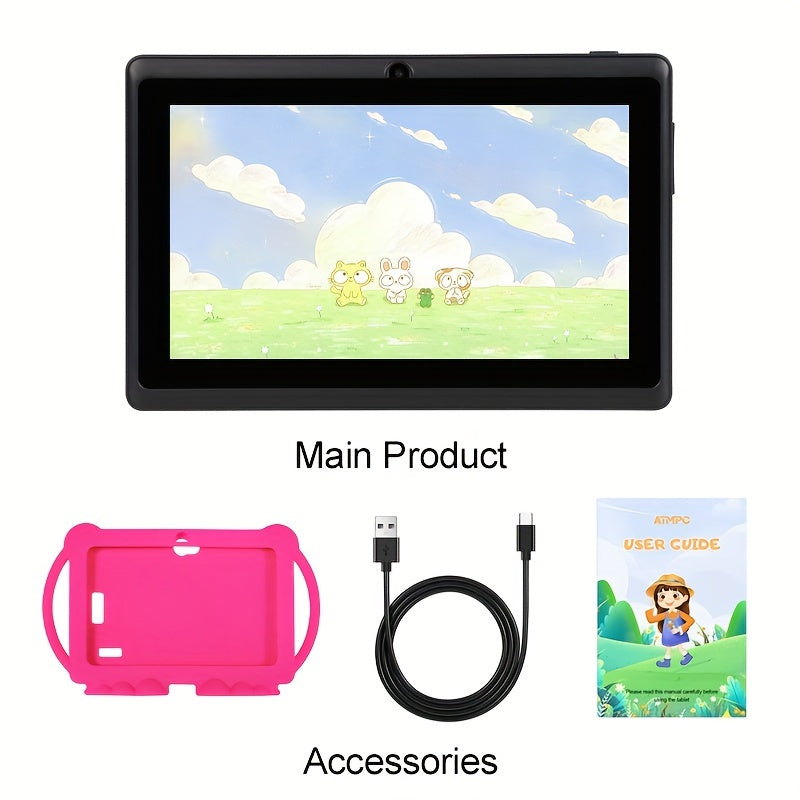 Tablet for Children – With Eye Protection, Shockproof Case, and Support for Educational Apps