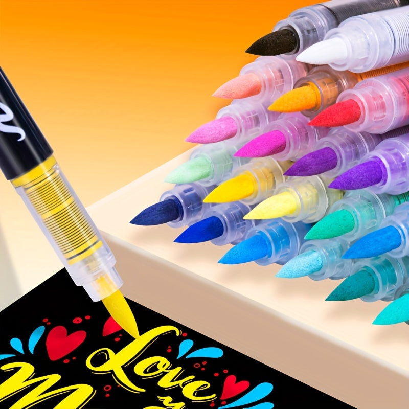 72 Colors Acrylic Paint Markers – Perfect for Creative Painting on Various Surfaces