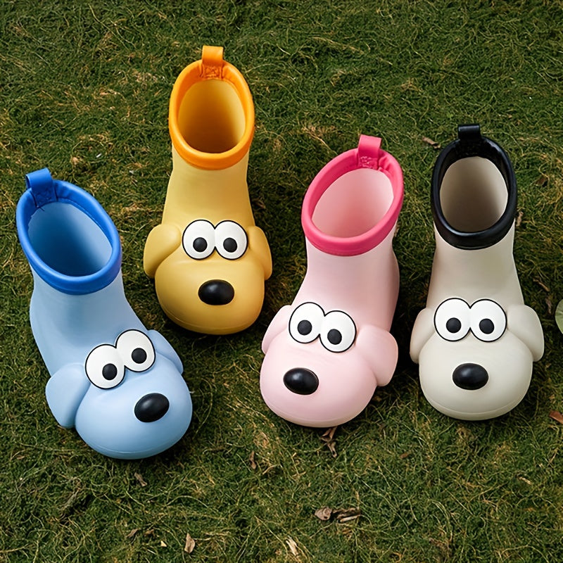 Plush Puppy Rain Boots for Kids - Warm and Playful for Rainy Days