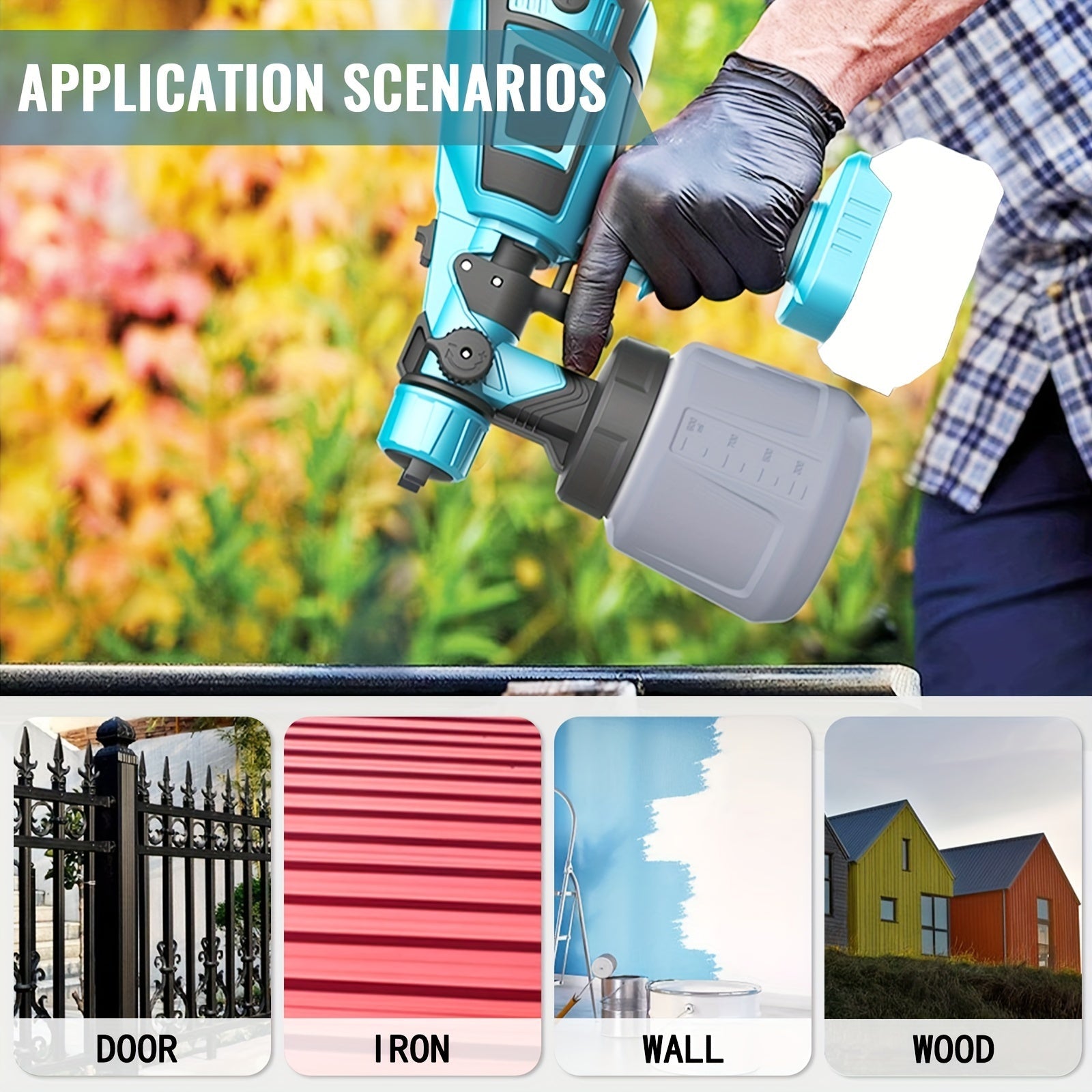ProSpray Paint Sprayer – Wireless with 2 Batteries and 1000ml Removable Tank
