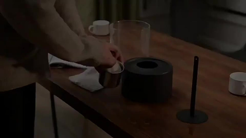 Rustic Table Fireplace – Portable Alcohol Heating Stove for Indoor and Outdoor Use