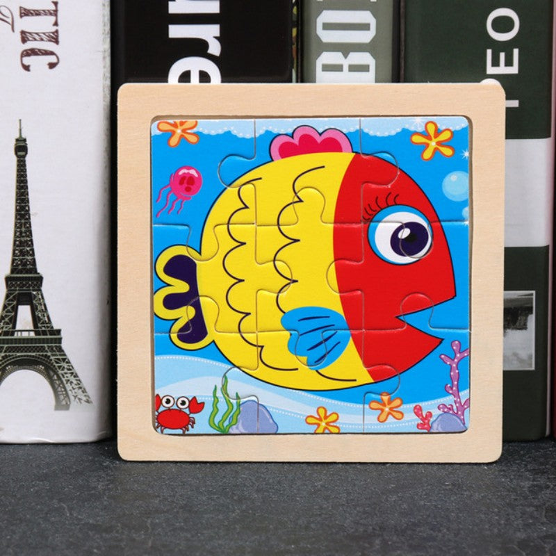 Educational Wooden Puzzle – For Young Explorers