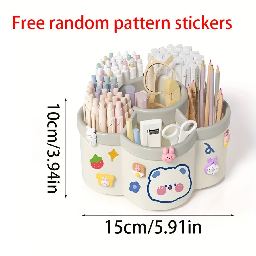 Colorful Animal Stationery Organizer - For a Cheerful Workspace
