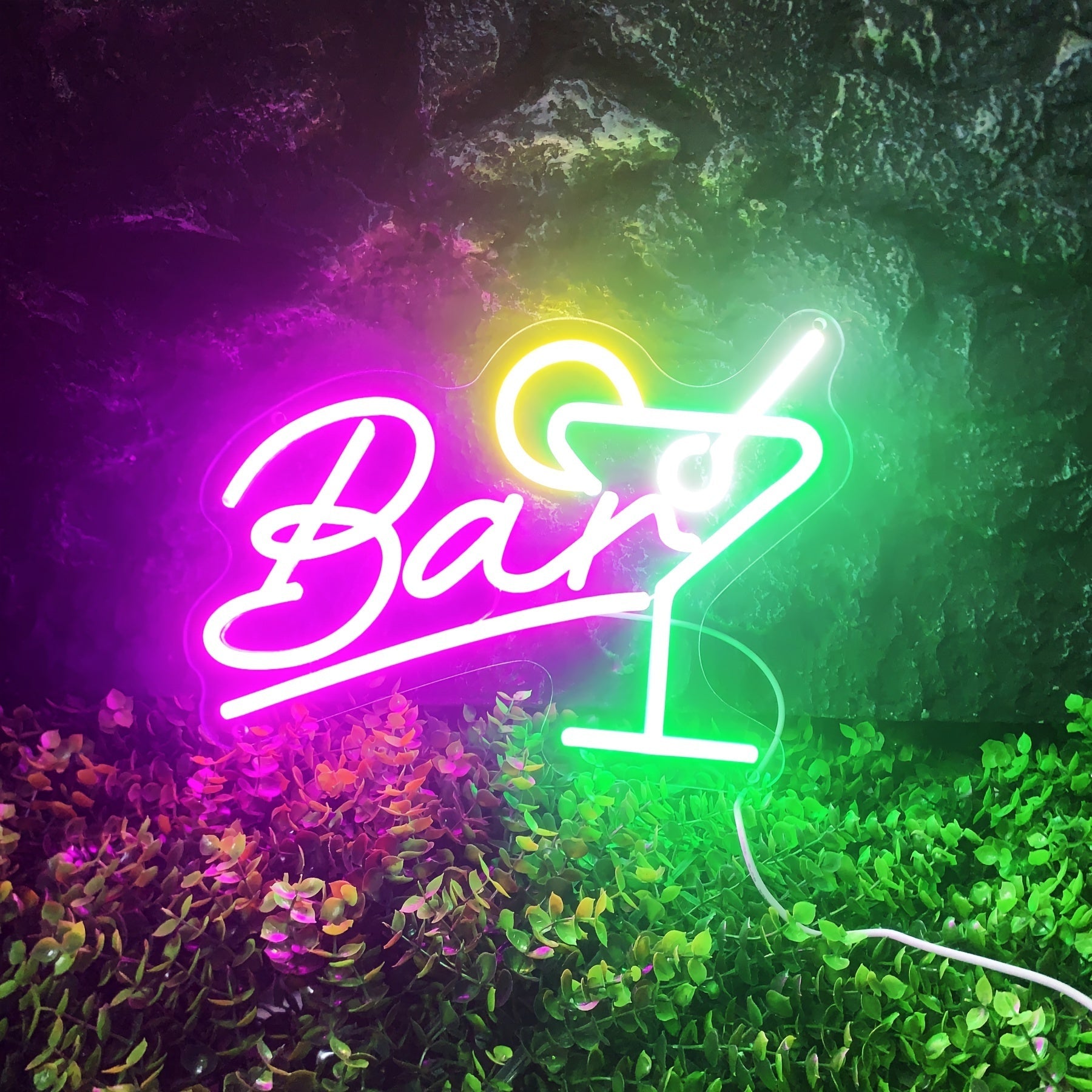 Dimmable LED Neon Bar Sign – USB Powered with Dimmer