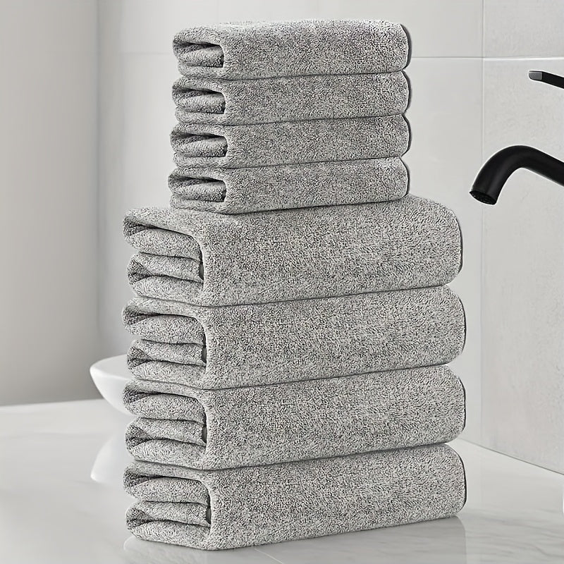 Soft Coral Velvet Towel Set – Absorbent and Quick-Drying