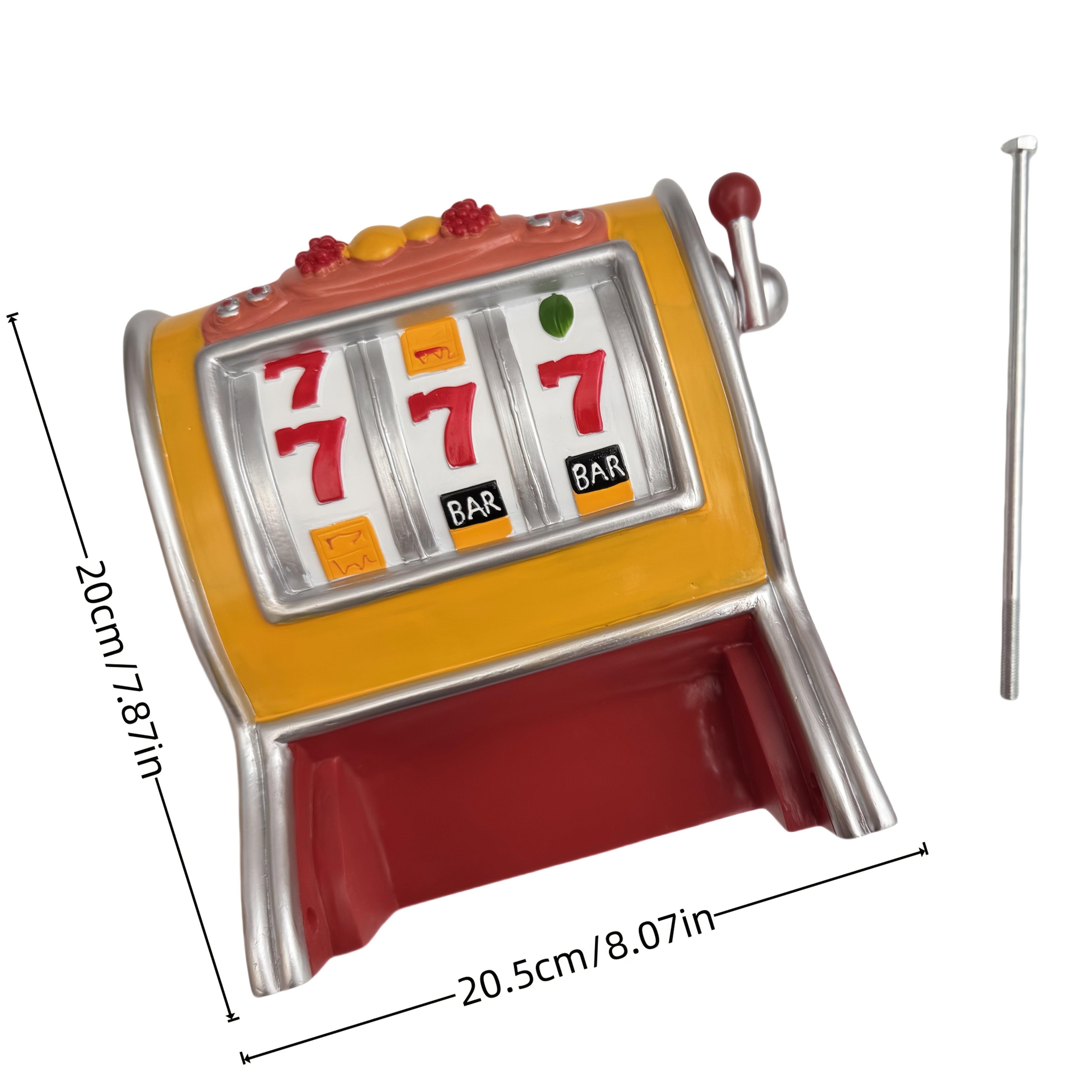 Jackpot Toilet Paper Holder – Slot Machine Design & Wall Mounted