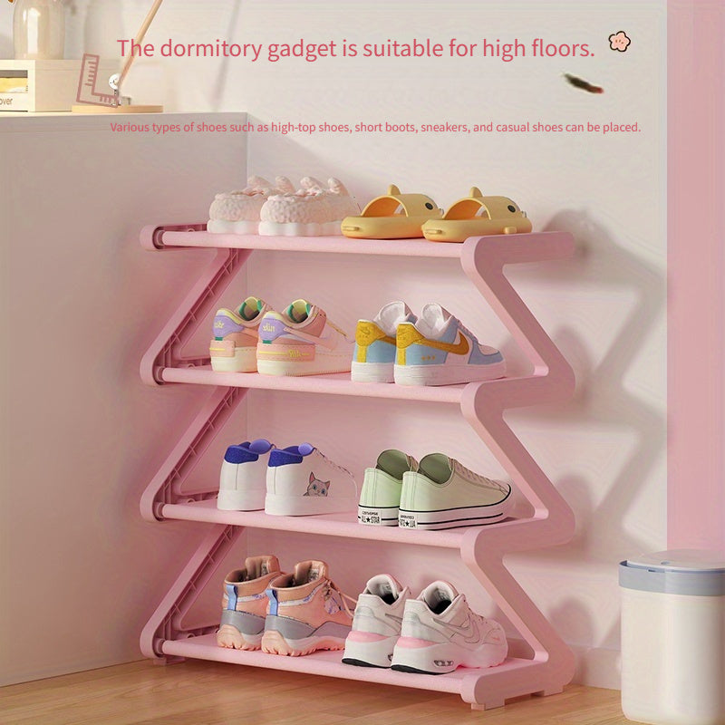 ZigZag ShoeRack - Stylish and Space-Saving Shoe Organizer