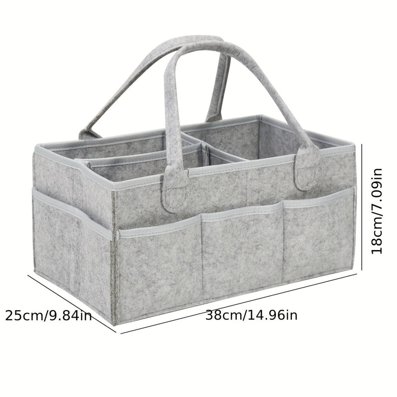 MamaOrganize Diaper Storage Basket - Convenient and Stylish for Parents